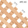 Holzgitter APC-03 für Heizkörperverkleidung