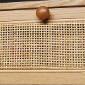 Square cane webbing for rattan radiator cover