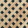 Дървена решетка за радиаторна решетка и дървен капак на вентилационния отвор или екран за разделяне на помещения