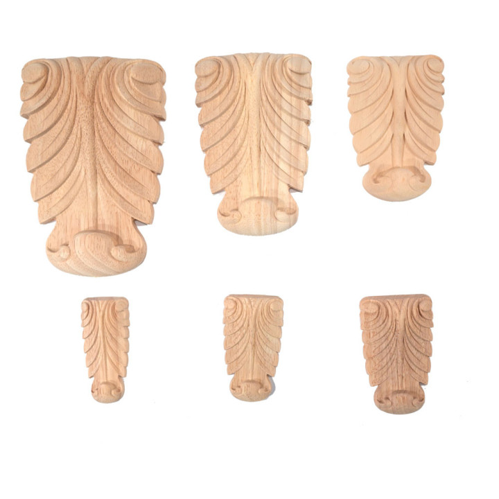 Ornamenti decorativi in legno esotico