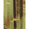 Bamboo wallpaper, wainscotting panel for modern hallway panelling, door insert