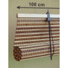 A bambusz roló webáruház ajánlja a 100cm széles rolóit.