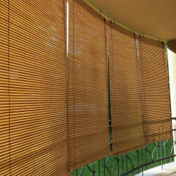Outdoor bamboo blinds in multiple sizes and qualities