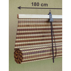 Rolety zewnętrzne bambusowe, szerokość 180cm dostępne w sklepie Naturtrend z dostawą do domu