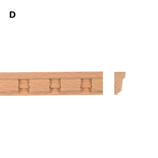 Aus unserem Naturtrend Leisten Katalog können Sie jetzt Zierleisten Holz kaufen für Möbel Zierleisten oder Türfronten.