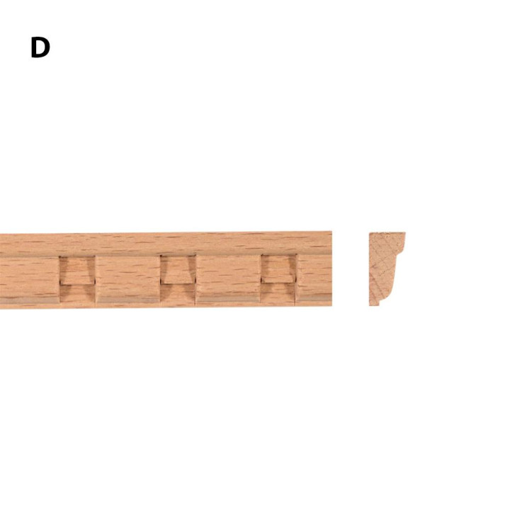 Aus unserem Naturtrend Leisten Katalog können Sie jetzt Zierleisten Holz kaufen für Möbel Zierleisten oder Türfronten.