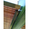 Guarda-sol de bambu para pátio, eficaz e decorativo
