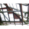 Päikesevarju terrassile, bambusest ruloode välitingimustes