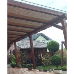 Osłona przeciwsłoneczna na patio, zewnętrzne rolety bambusowe, rolety na wymiar