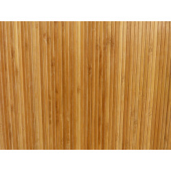 Bamboe muurbeschermer kan gebruikt worden als wandbekleding achter het bed.