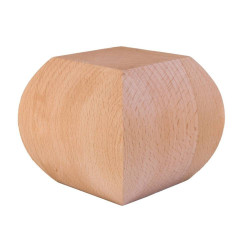 Pies de madera para muebles, 70 mm de altura