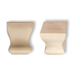 Čtvercové dřevěné nohy pro nábytek z
kvalitního bukového dřeva