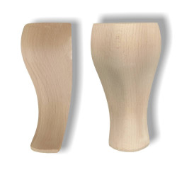 Quality wood bed legs made of beech with home delivery on Naturtrend Shop