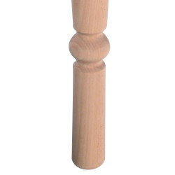 Дървен крак за маса, изработен от бук