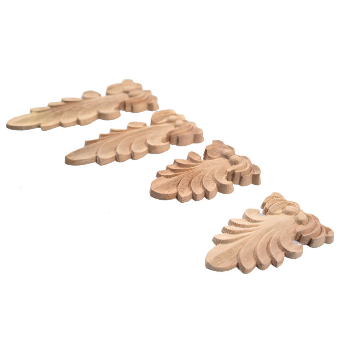 Holzkonsolen im Angebot des Naturtrend Shops mit dem Motiv Akanthusblatt