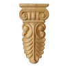 Holzkonsolen mit schönem Akanthusblatt Motiv sind aus exotischem Holz gefertigt