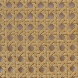 Rattan sheet for radiator cabinets or room dividers