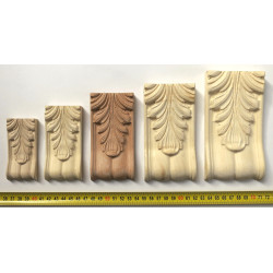 Beech or maple decorative wood appliques