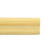 Világos színű szegőléc például bambusz tapétához