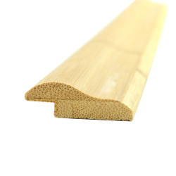 Cladding end cap made of quality bamboo