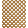 Diamantspaljépaneler (65x125cm) för täckande, bruna