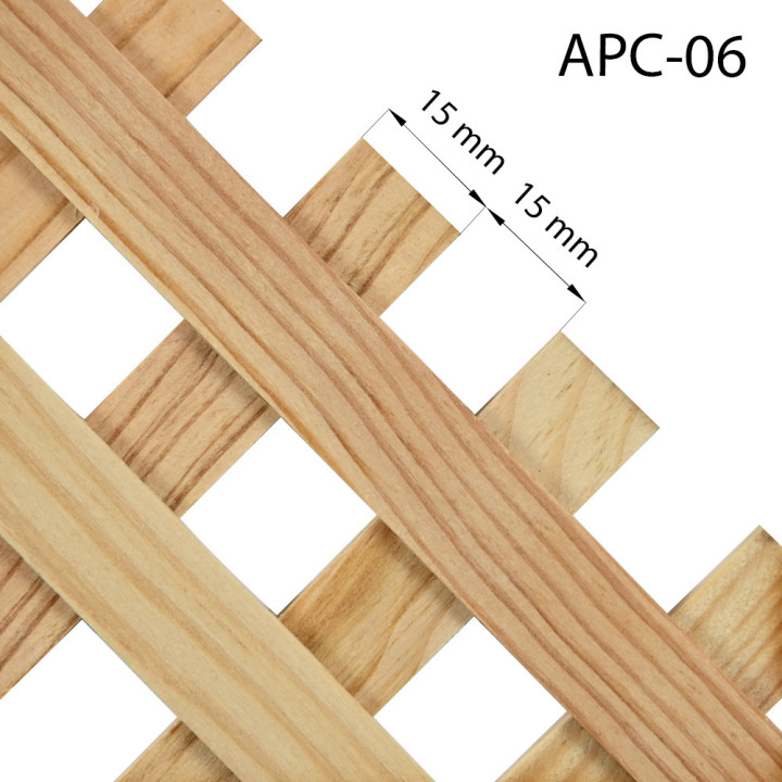 Holzgitter aus Holz nach Maß für Heizkörperverkleidungen