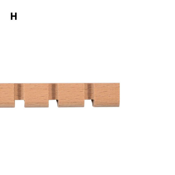 Molduras dentiladas para restaurar muebles antiguos