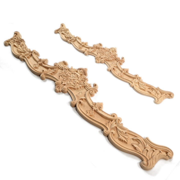 Ornamenti intagliati su legno per mobili: decoro con motivo a giglio!