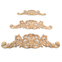Kronelist for dører eller møbler, laget av eksotisk tre