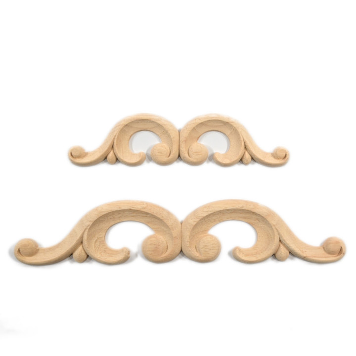 Holzornamente für Türen und für Möbel im Angebot des Webshops