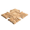 Holz Ornamente zum Aufkleben mit Akanthus Blatt Motiv ab Lager erhältlich