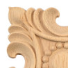 Acanthus leaf carving on wooden appliques