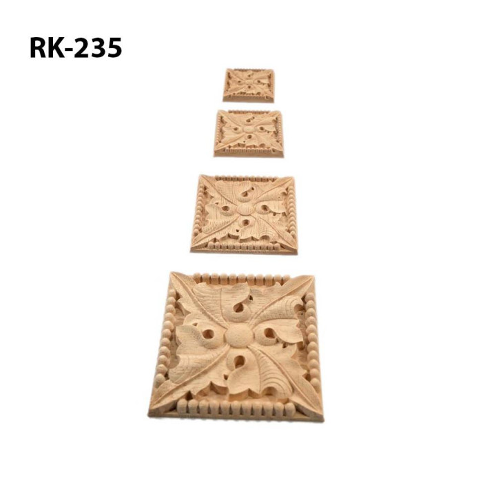 Hjørnelister af træ til restaurering af møbler