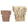 Wooden mouldings from multiple wood types