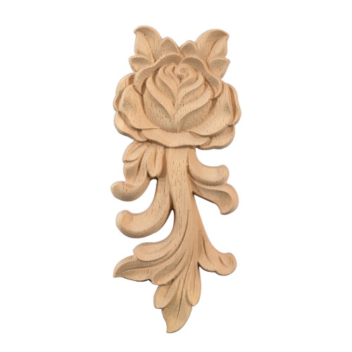 Peça ornamental em madeira com a forma de uma rosa na loja Naturtrend