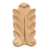 Wooden ornaments with acanthus leaf carving