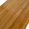Moderne Bambus Matte in Farbe Braun für alle Räume im Haus