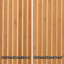 Diamond trellis panel from natural bamboo slats