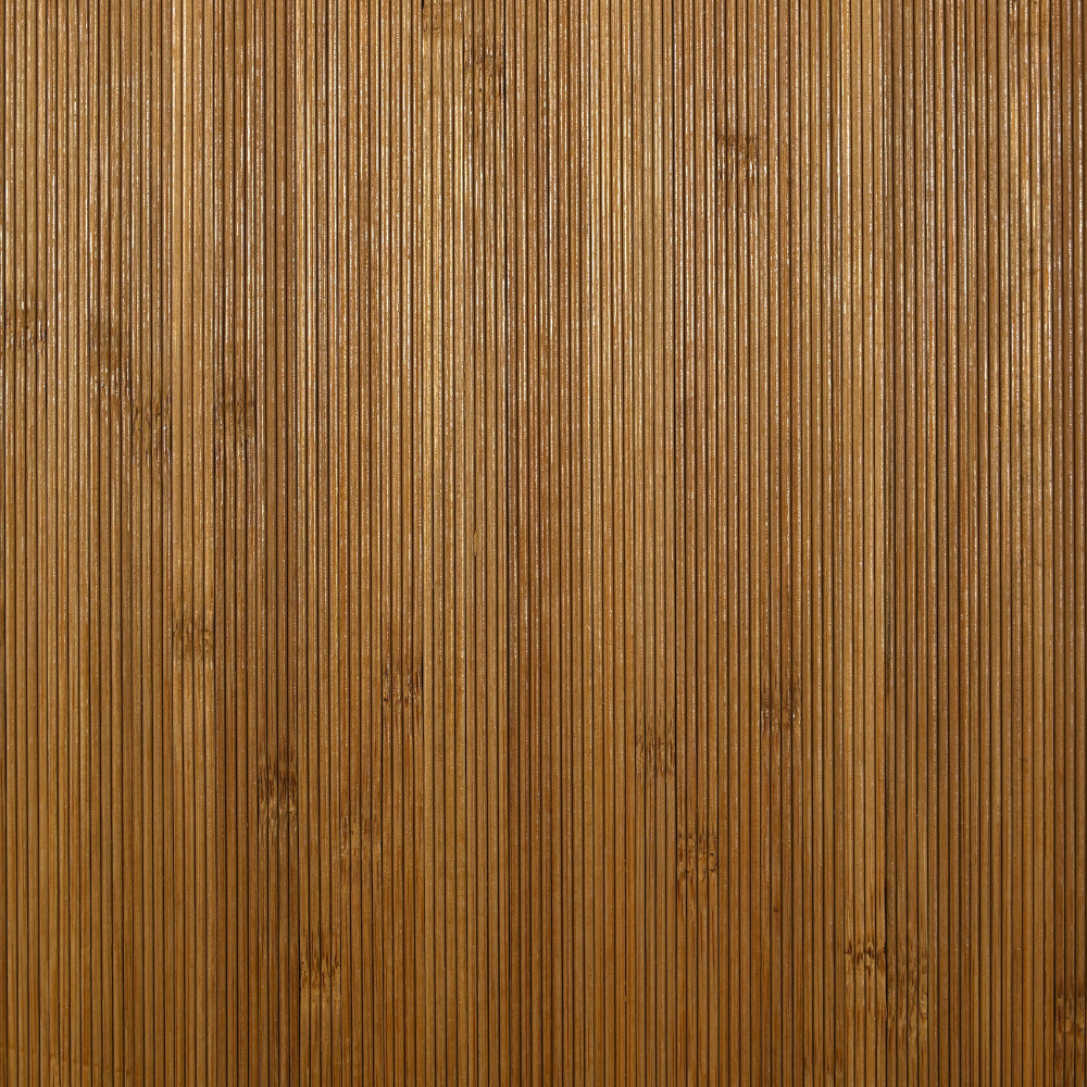 Bamboe behang is een veeleisend materiaal voor bijvoorbeeld een scheidingswand.
