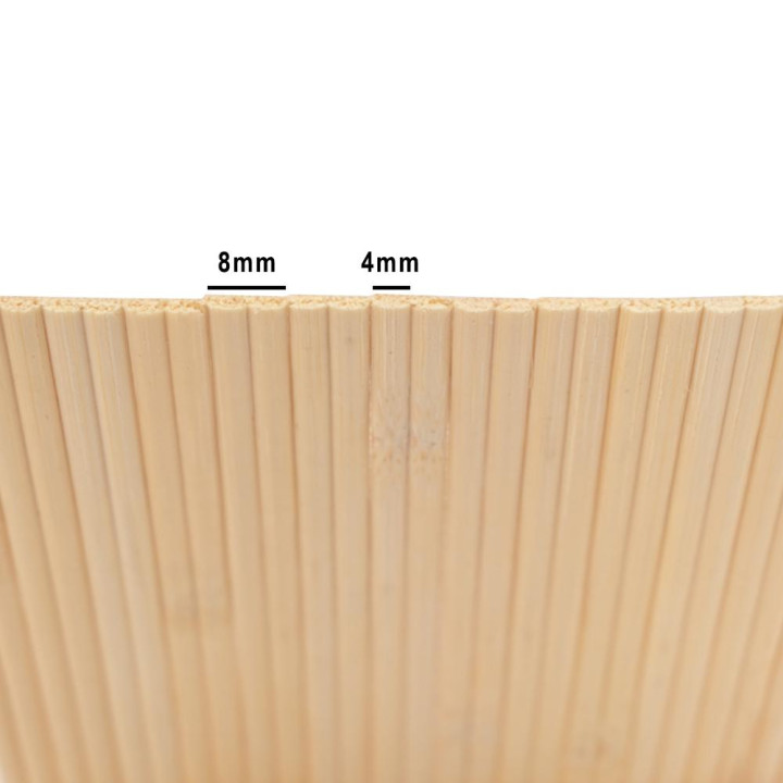 Les revêtements muraux en bambou sont d'excellents isolants thermiques