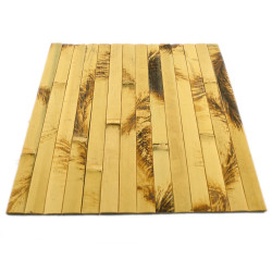 Yellow brown colour bamboo panel to decorate your room.