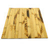 Revestimento de bambu de cor castanha amarelada com entrega ao domicílio