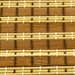 Bamboe muurbeschermers helpen je bij het creëren van een bamboe room divider met een natuurlijke uitstraling.