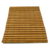 Divisória de bambu exigente, em uma agradável cor marrom.