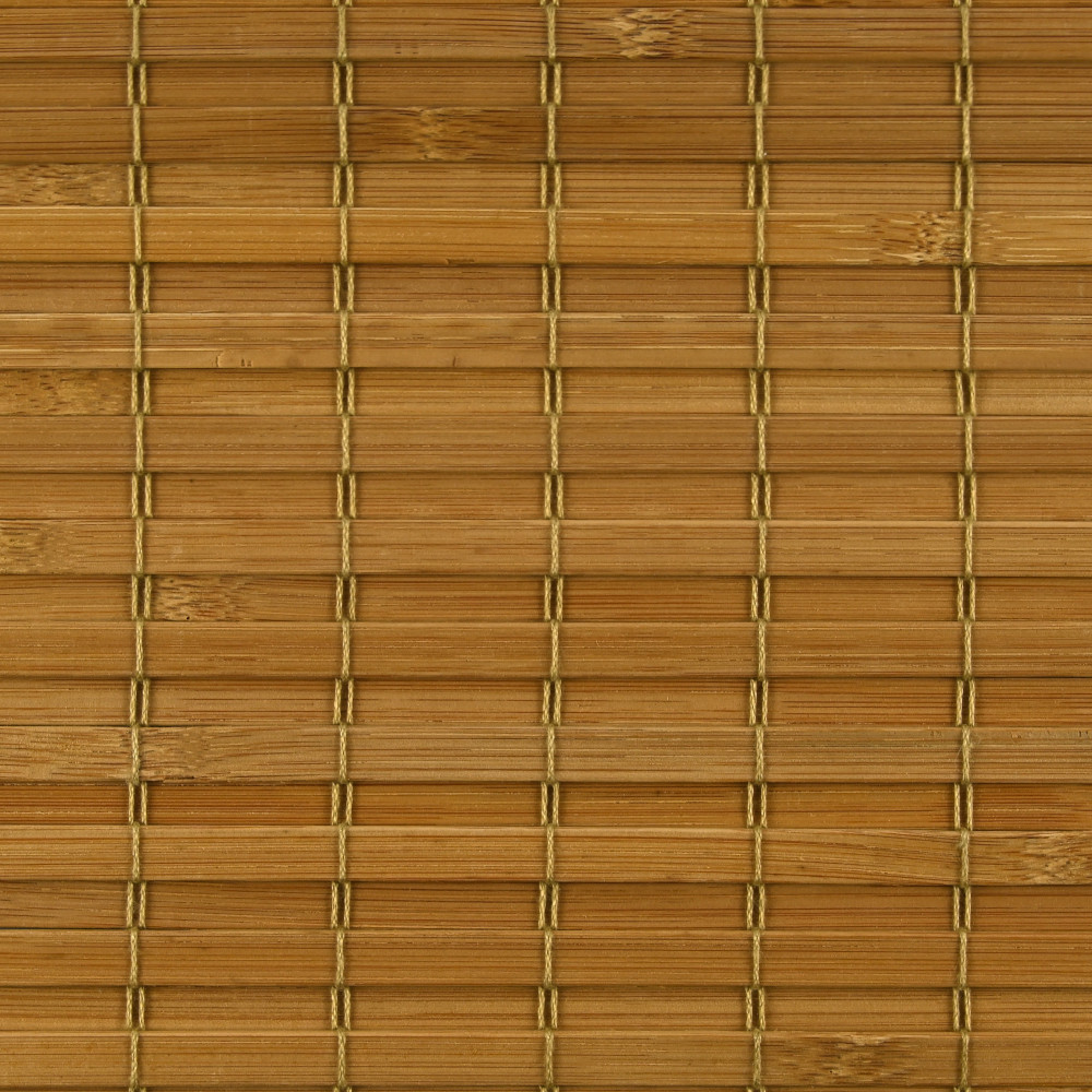 Wandverkleidung, Bambus Rollo Material BC30 in brauner Farbe
