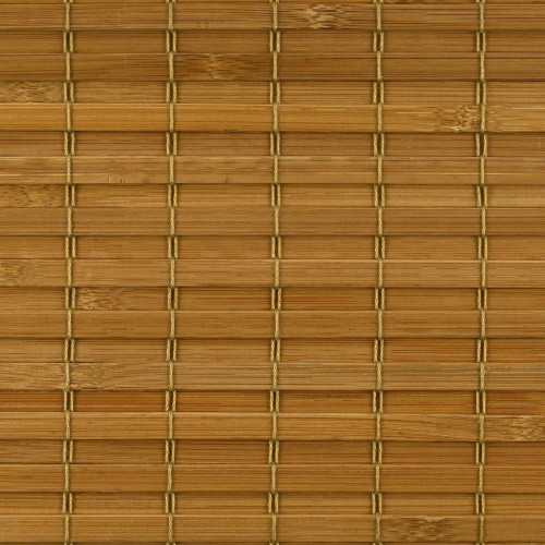 Le mur de bambou brun foncé lié par un fil