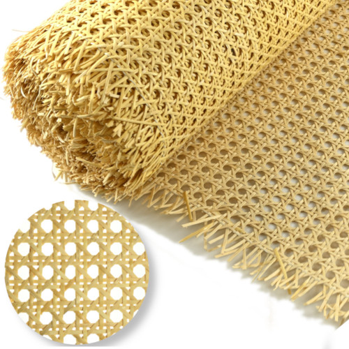Cane webbing, a great radiator cover material