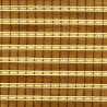 Bamboe blind materiaal: verkoold en natuurlijke kleur.