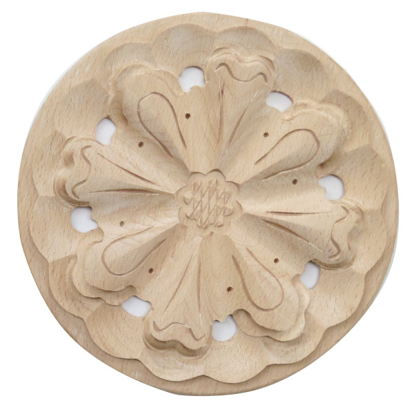 Furniture carving, wood rosette