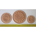 Wood rosettes, decorative wooden mouldings for furniture